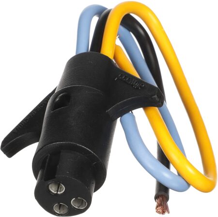 Conector macho 12/24v - 3 conductores