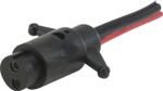 Conector macho 12v - 2 conductores