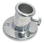 base poste de bandera inox 304.316 80�