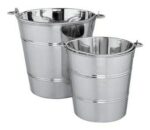 Cubo pulido espejo inox. para embarcación