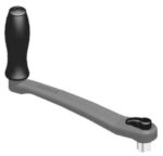 manivela de winch aluminio bloqueante 25cm