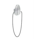 Soporte defensa inox. con lazo cuerda 30cm