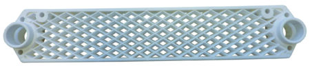 Peldaño de plástico para escalera de aluminio