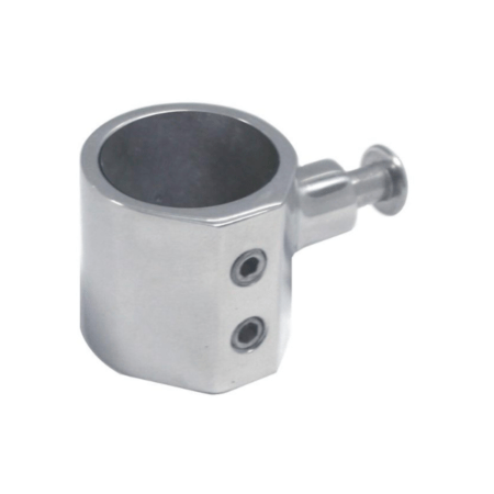 Bisagra superior con montaje lateral tubo inox a4