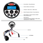 EQUIPO Multimedia USB MP3 RADIO LCD Bluetooth AUX 4x20w