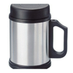 Taza café inoxidable 0,35 litros con tapa