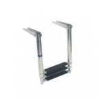 Escalera de baño telescópica para montar en plataforma.