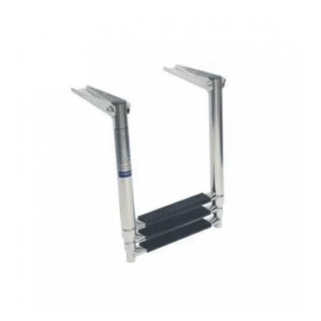 Escalera de baño telescópica para montar en plataforma.