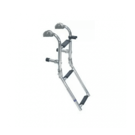 Escalera inox. barco 3 escalones anchos