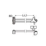 ajustador trampilla inox a2