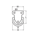 anilla almohadilla 6-8mm inox a2