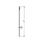 bichero de madera con punta inox L1,8 – 2 metros para barco