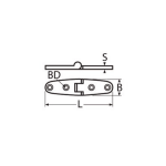 bisagra inoxidable A4 316 a