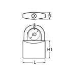 candado marino inoxidable 304