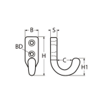 colgador inoxa4316