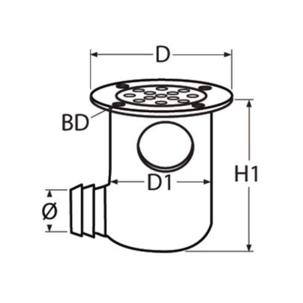 desagüe de cubierta barco con manguera inox (2)