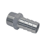 entronque conexión manguera macho inox A4