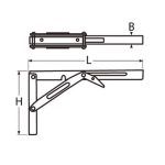 soporte para mesa inox a4 316