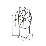 horquilla para winchdrive