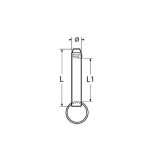 pasador anilla inox