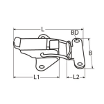pestillo tensor inoxidable 304 A2
