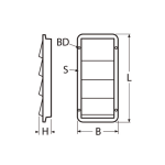 rejilla ranurada inoxidable 316 a4