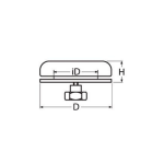 respiradero forma seta inox a2 304