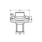 tapón desagüe inoxidable 316 a4
