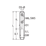 terminal rosca interna inox 316 a4