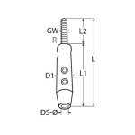 terminal tornillo fijación inox a4 316