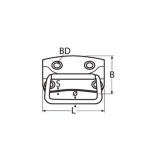 tirador para cajón inoxidable 304 A2