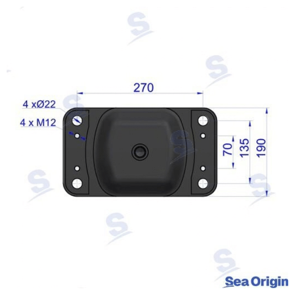 Soporte Motor Antivibratorio 16Mm 280Kg Soporte Motor Antivibratorio 16Mm 280Kg