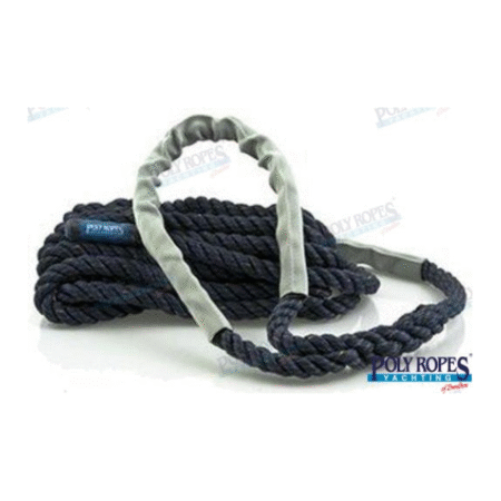 Cabo de Amarre Elástico AZUL Storm 12-14-16 mm con gaza Poly Ropes
