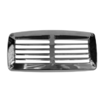 Rejilla de Ventilación Rectangular EVO Blanco/Cromado