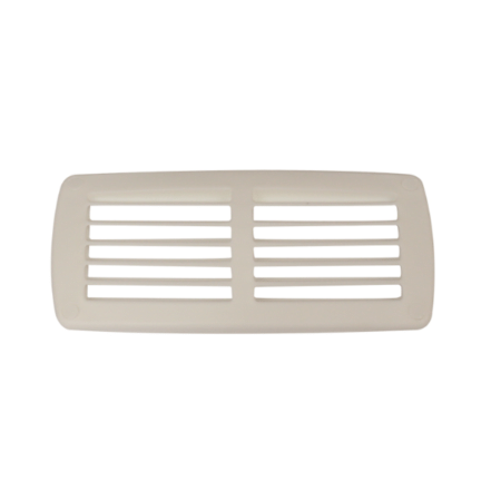 Rejilla de Ventilación Rectangular EVO Blanco/Cromado
