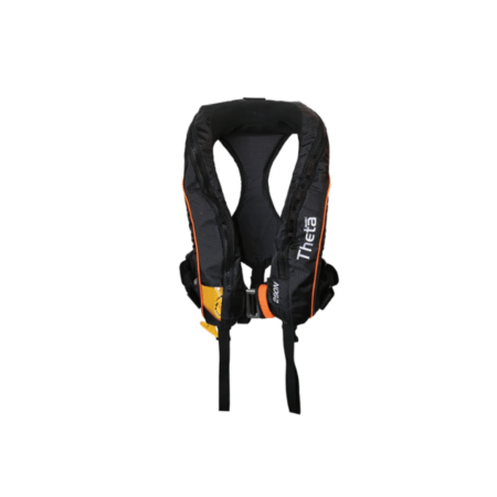Chaleco Automático Inflable 290 N Theta Hammar MA1 Doble Capucha Antisalpicaduras Lalizas