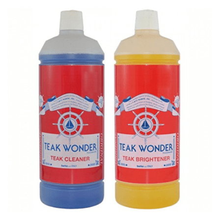 TEAK WONDER Pack Limpiador y Abrillantador de Teca 2 uds x 1L