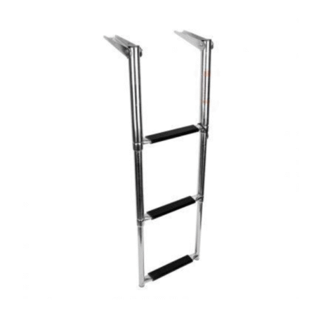 Acero Inox AIS 316 con peldaños antidelizantes.