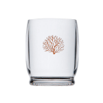 Marine Business Vaso de agua de MS con dibujo de Coral 6 unidades