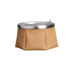 Cenicero de Cuero con Tapa windproof color marrón