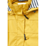 Chubasquero impermeable clásico mujer con forro a rayas