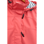 Chubasquero impermeable clásico mujer con forro a rayas