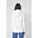 Chubasquero impermeable clásico mujer con forro a rayas