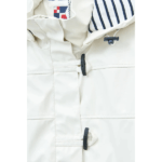 Chubasquero impermeable clásico mujer con forro a rayas