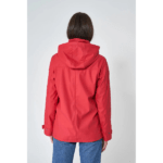 Chubasquero impermeable clásico mujer con forro a rayas