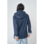 Chubasquero impermeable clásico mujer con forro a rayas