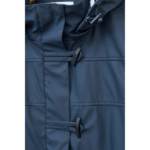 Chubasquero impermeable clásico mujer con forro a rayas
