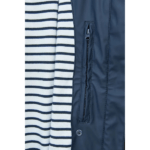 Chubasquero impermeable clásico mujer con forro a rayas