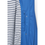 Chubasquero impermeable clásico mujer con forro a rayas