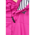 Chubasquero impermeable clásico mujer con forro a rayas